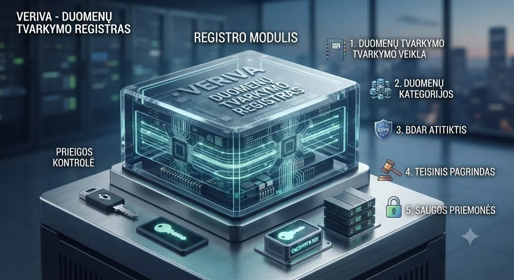 Duomenų tvarkymo registras