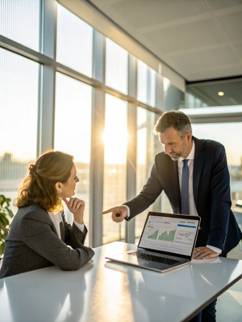 A Veriva consultant is shown conducting a GDPR compliance audit for a client, highlighting the company's commitment to ensuring regulatory adherence.