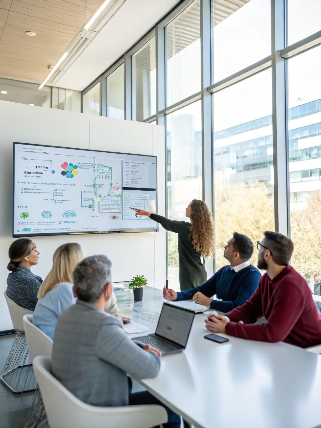 A team of Veriva consultants providing GDPR training to employees of a client organization, focusing on data privacy principles and compliance requirements.